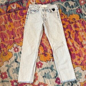 MOTHER Superior Tom Cat Ankle Fray “Saved by the Bell”